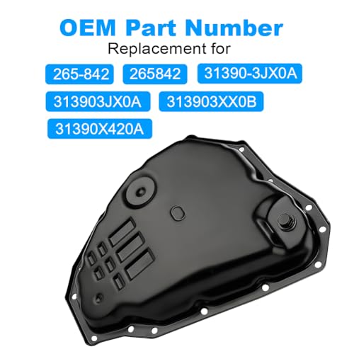 Image of Transmission Oil Pan with Drain Plug Replaces for Nissan Sentra 265-842