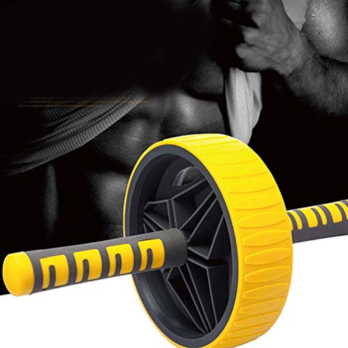 IMIKEYA Rolo de roda abdominal durável com uma roda, rolo de exercícios e rodas, dispositivo de trei