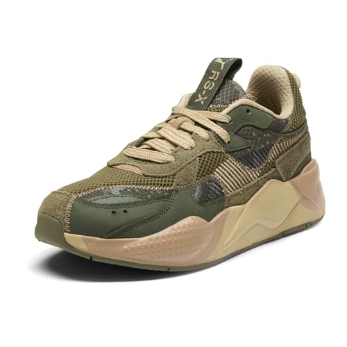 PUMA Mens Rs X Rain Map Camo Lace Up Sneakers Shoes Casual - Green2