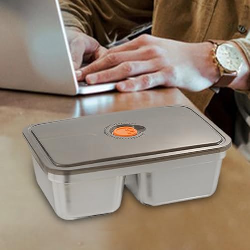 Recipiente de acero inoxidable a prueba de fugas para transportar comida limpia 4