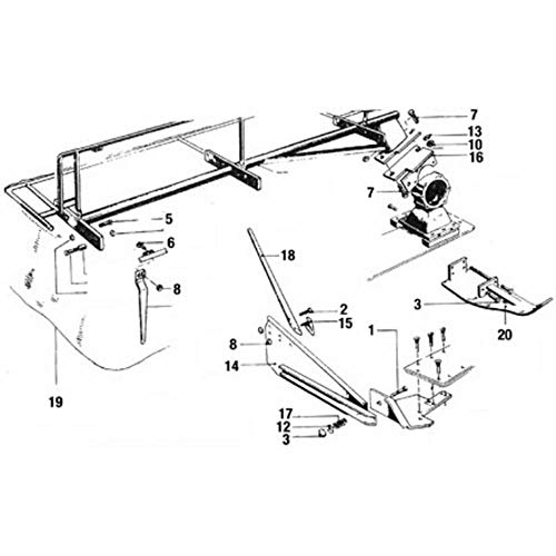 Amazon Com 97884570 Disc Mower Curtain Made For Vicon Cm216 Cm217 Ecc1106958 Ec1106958 Patio Lawn Garden