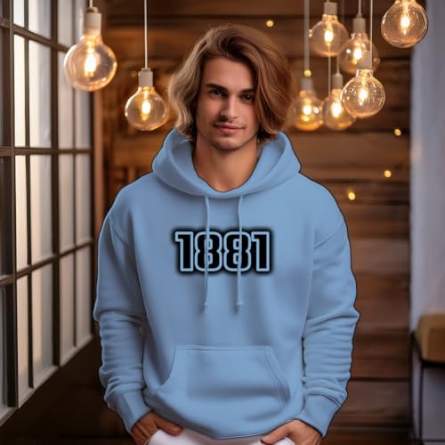 Sweat 1881 bleu ciel idéal pour vos weekends cocooning