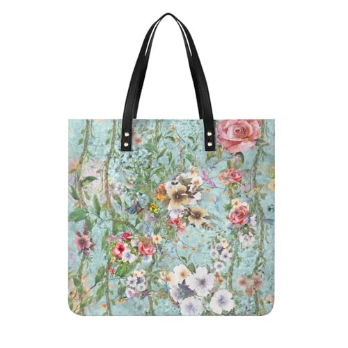 Sac cabas fleurs lumineuses fini le manque de place en voyage