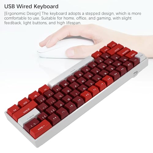 Teclado Mecánico Yoidesudno53x7h0k USB C RGB 61 Teclas miniatura 5