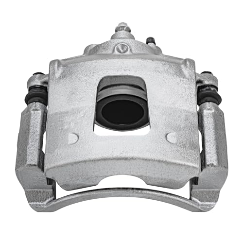 Image of Detroit Axle - FWD Front Driver Side Brake Caliper w /Bracket Replacement | for 2002-2007 Buick Rendezvous, 2001-2005 Pontiac Aztek