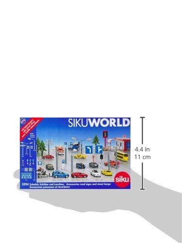ミニカーセット 交通標識付き　siku Amazon | ジク (SIKU) SIKU WORLD用アクセサリー 信号機・道路