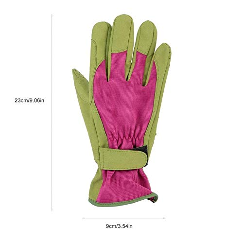 Guantes de trabajo resistentes al desgaste. Jardinería Guantes Guantes protectores antideslizantes guantes de trabajo Trabajo Jardín de trabajo resistentes al desgaste 1Pair Manipulación Guantes