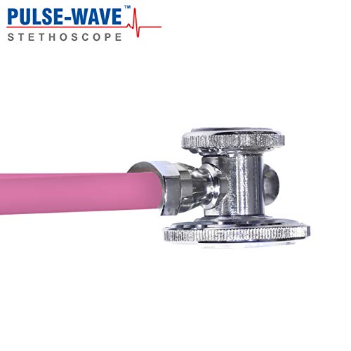 Image of Pulse-Wave Rappaport Dual Tube Stethoscope - Dual Head (Pink)