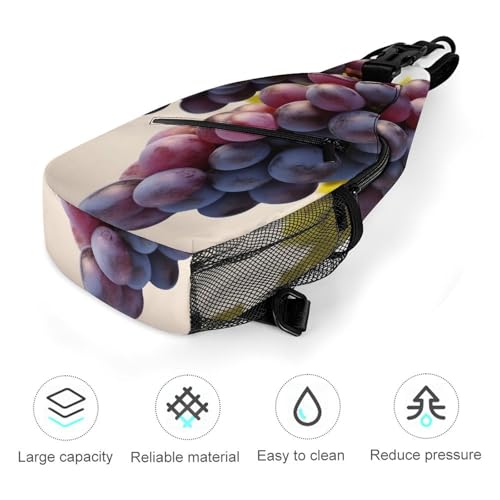Morrales Desert Grapes Sling Bag para Hombre y Mujer miniatura 5