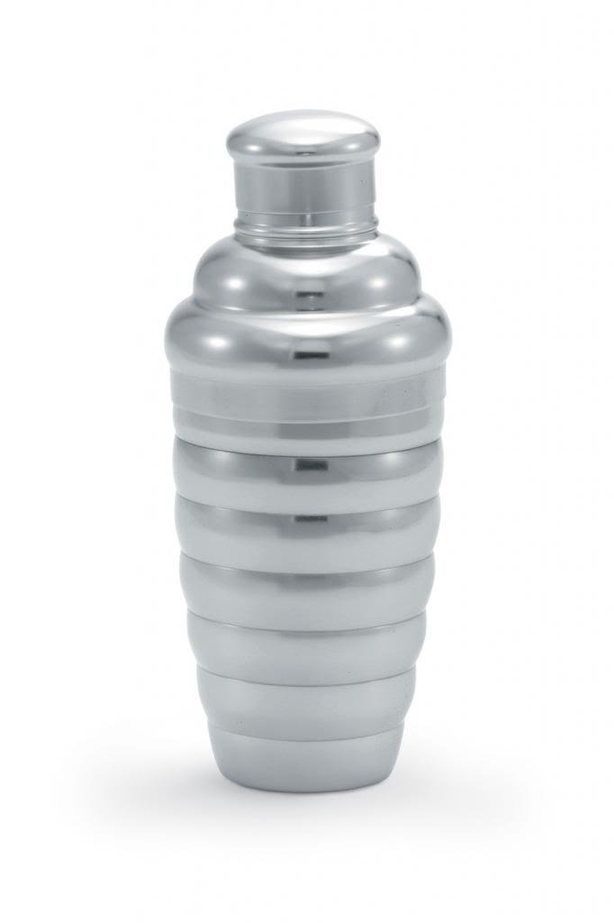 Vollrath Beehive Style 3-Piece Mirror S/S 12 oz Cocktail Shaker Set