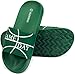 INMINPIN Kids Boys Girls Ball Sprots Slides Sandals Ultra Comfortable Beach Pool Shower Shoes House Slide Indoor Outdoor for Sports Fan,Basketball Solid Green,12 Little Kid