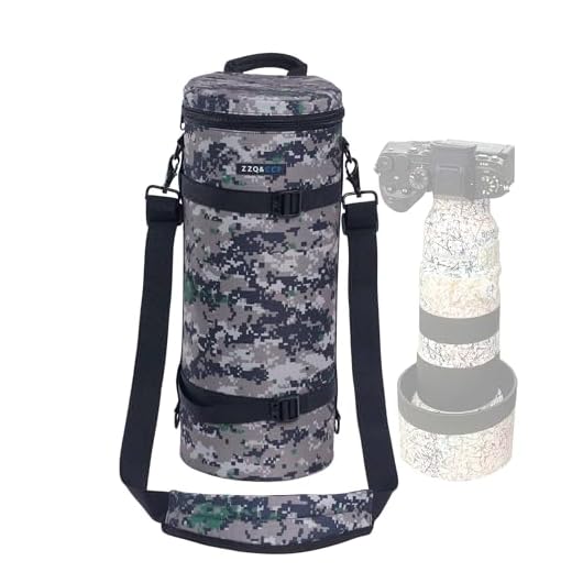 Water-Resistant Lens Pouch for Sony Lenses