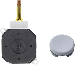 3DS / 3DSLL 互換品 共通 アナログスティック 修理 スライドパッド ジョイスティック コントロール基板＆キャップ (グレー)【スカーレットnet】
