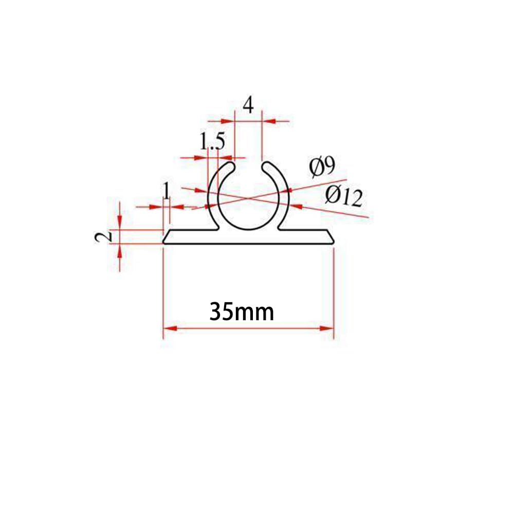 Riel de toile d'auvent pour camping-car, 6 x 60 cm, 3,6 m, ensemble universel pour toutes les fourgonnettes V VV T4 T5 T6, camping-cars