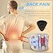 Caregiver Gait Belt with 4 Handles - Lower Back Pain Relief Lumbar Support Belt, Breathable Elastic Compression Band, 3 Replaceable Pads for Patient Transfer & Fall Prevention(L)