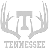 Decal Flags USA All About Families UT - University of Tennessee Vols Logo with Deer Antlers -...