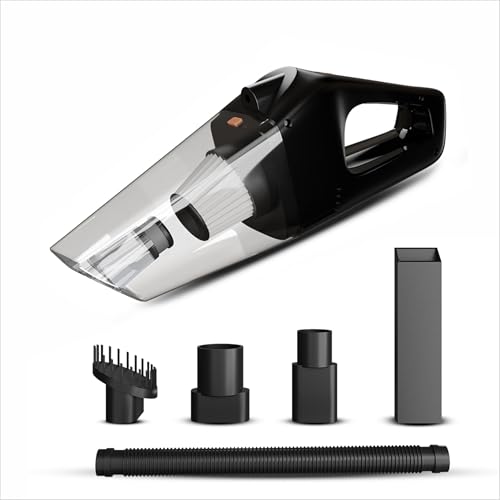 Image of Cockatoo WL-X07-BATTERY Handheld Vacuum Cleaner for Home & Car, Cordless, 5600Pa Suction Power, 7.4V 60W, 4000mAh Battery, 20 Minutes Run Time, LED Light, Dry Cleaning, Black /Grey