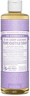 Dr. Bronner's Magic Soap Organic Lavender Liquid Soap - Pure Castile Soap 472 mL