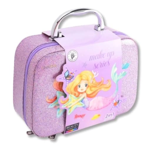 Kit Maquiagem Infantil Com Bau Maletinha Completa De Make