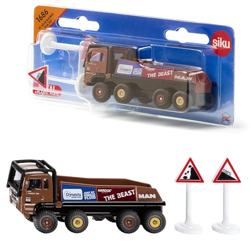 siku 1686, HS Schoch 8x8 MAN Truck-Trial, Metall/Kunststoff, 1:87, Braun,...