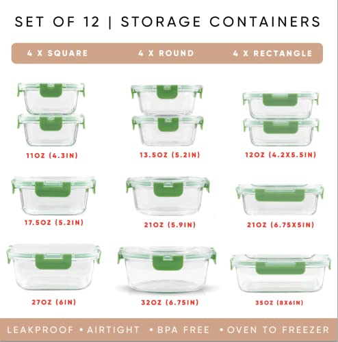 JoyJolt-JoyFul-24pc-Borosilicate-Glass-Storage-Containers-with-Lids-12-Airtight-Freezer-Safe-Food-Storage-Containers-Pantry-Kitchen-Storage-Containers-Glass-Meal-Prep-Container-for-Lunch JoyJolt-JoyFul-24pc-Borosilicate-Glass-Storage-Containers-with-Lids-12-Airtight-Freezer-Safe-Food-Storage-Containers-Pantry-Kitchen-Storage-Containers-Glass-Meal-Prep-Container-for-Lunch