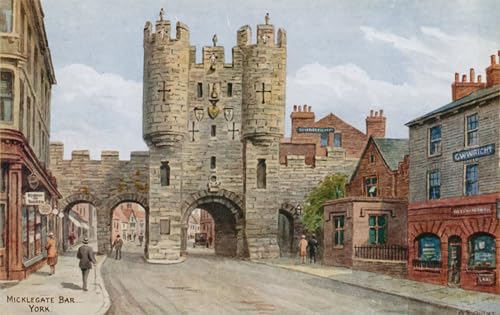 Affiche toile Micklegate Bar York pour une décoration murale élégante de salon