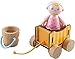 Produktbild HABA 304748 - Little Friends  Baby Nora, Minipuppe ab 3 Jahren, mit Bollerwagen und Sandeimer, strapazierfähige Puppe aus Kunststoff für lange Spielfreude