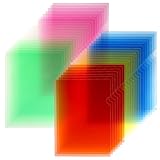 QWORK® 42 Piezas A4 carpetas plástico multicolores, L-forma apertura lateral portafolios plastico, para trabajo, informes, proyectos, presentaciones