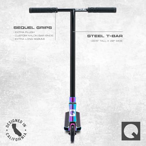 Image of Sequel Ignite Pro Scooter, Pro Stunt Scooter Complete Trick Scooter for Kids 8+, Beginner Skatepark BMX Scooter