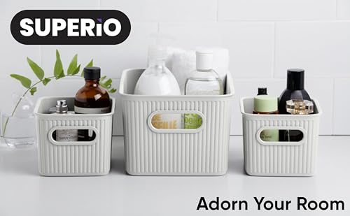 Panier de rangement en plastique pour optimiser les petits tiroirs et étagères - 3