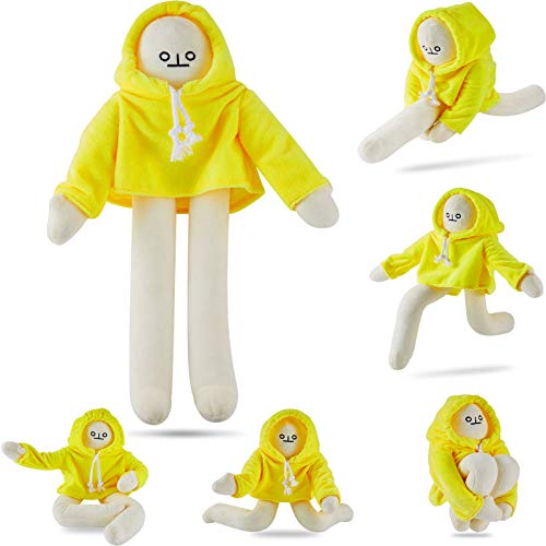 Banana Doll Man Plush Banana Toy Man with Magnet Changeable Plush Pillow Toy Man Doll Decompression Toy Stuffed Doll Toy Present for Boys Girls Birthday Party Festivals (16 Inch)