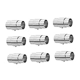 Anneome メタルブレスレットバックルキット 10個 ジュエリー製作アクセサリー 手芸用品 15x04cm 女の子向け