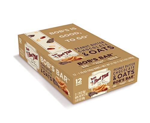 Image of Bob's Red Mill Peanut Butter Chocolate & Oats Snack Bar, 12 bars