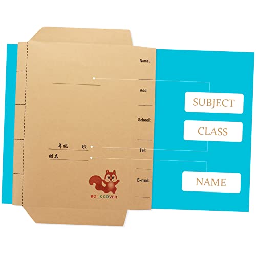 NUSITOU 60 peças em suprimentos protetor de papel reutilizável papelaria capas capa de manga livro e