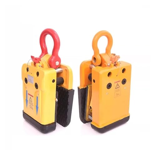 Esparcidor de piedra portátil de 1000 kg, elevador de losas de hormigón, abrazadera for mármol y granito, agarre de goma negra, 0-50 mm, 30-70 mm, 20-60 mm Fácil de operar(0-50MM)