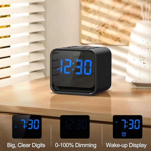 Housbay TS1R Alarm Clock Radio For Bedroom- 5W Bluetooth Speaker thumb #5