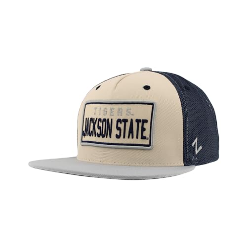 ZHATS Standard NCAA Officially Licensed Hat Trucker Paradigm, Stone, One Size