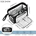 KYZSXZ Pencil Case Pouch, Dual Zipper Opening Large Capacity Pen Bag Stationary Organizer School Supplies Office Tools for Kids Adults-Art All Seeing Eye Print