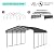 12x20 FT Metal Carport, Heavy Duty Car Port Canopy with Galvanized Steel Roof & Frame, Large Metal Carport Kit, Outdoor Car Garage, Steel Car Shelter for Car, Boat, Truck, Black
