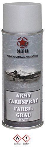 MFH Farbspray Lackspray Army, matt, 400 ml(Grau)