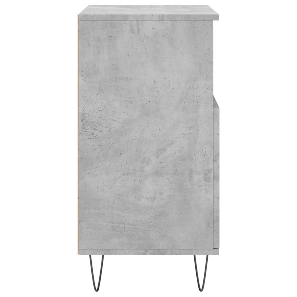 Domowe szafki i przechowywanie, bufety i komody, kredens Beton szary 60x35x70 cm drewno inżynieryjne