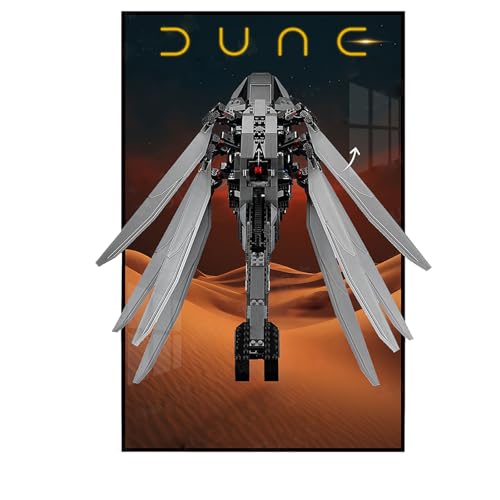 Display-Wandhalterung anwendbar für Le-Go Technic 10327 Royal Dune Ornithopter Baustein-Modell, Räume dekorieren oder sammeln, 50 x 80 cm, nur Display-Wandtafel (Typ C)