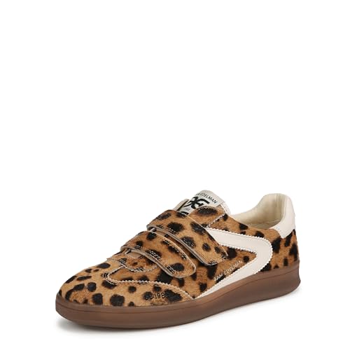 Sam Edelman Women's Talia Sneaker, Brown Leopard Multi,...