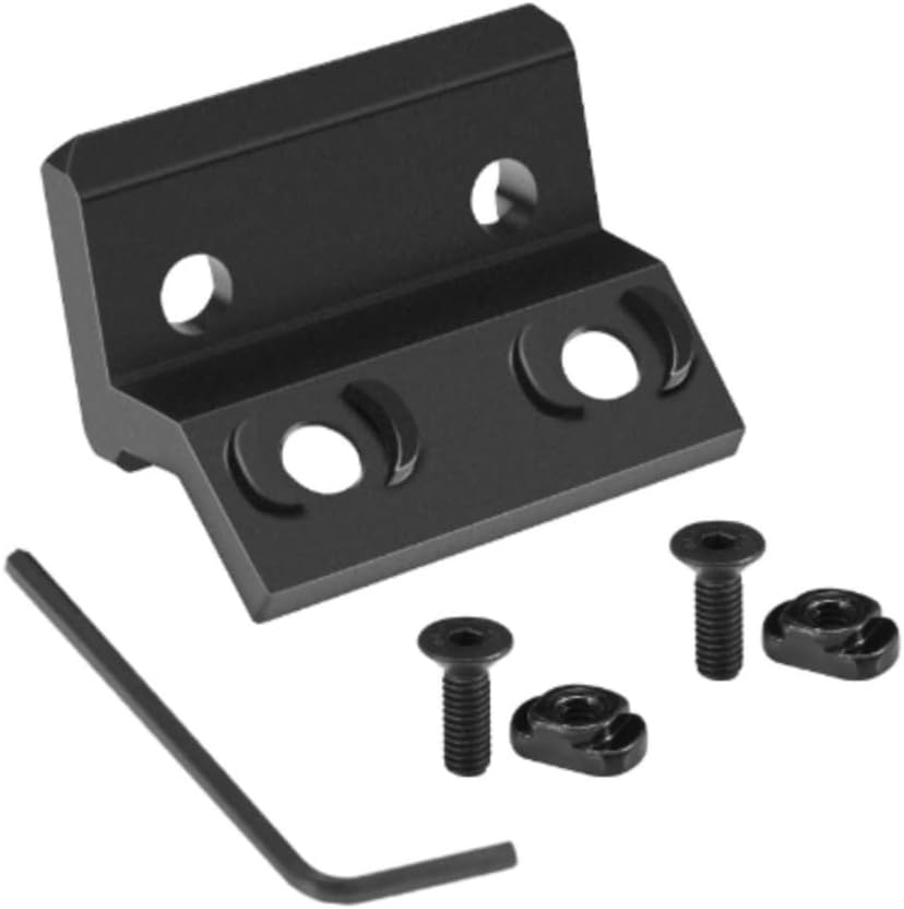 XT-XINTE 45Degree MLOK Offset Light Mount for Picatinny Rail Mount Adapter Compatible with M-lok Rail M300 M600 Tactical Scout Flashlight Accessories (3 Slots) : Sports & Outdoors
