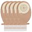 20pcs Ostomy Bags With Closure