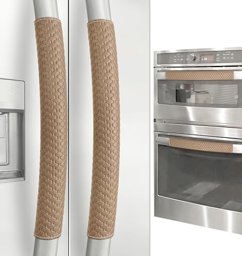 Refrigerator & Appliance Handle Covers, Set of 4, Brown