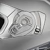 1Storm Motorcycle Full Face Helmet Dual Visor Sun Shield: Model KT828 Smoked Visor