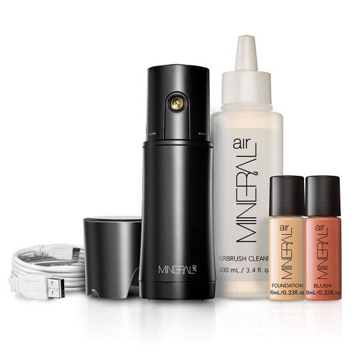 Mineral Air Kit de tez y rubor Base mineral impecable y aplicación de rubor - Mediano