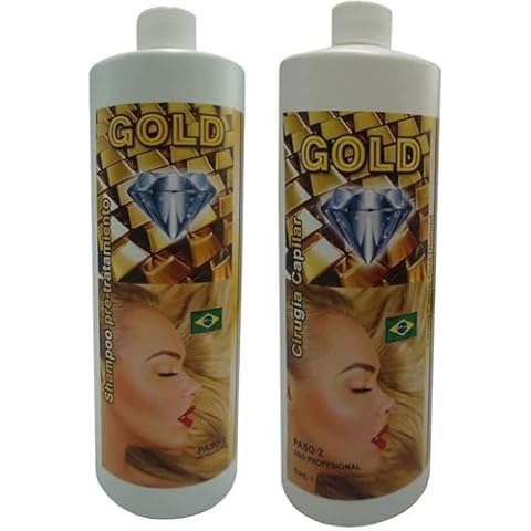 KERA FRUIT Cirugia Capilar Gold Diamond 16oz Incluye Shampoo Tratamiendo De Keratina Oro Cover