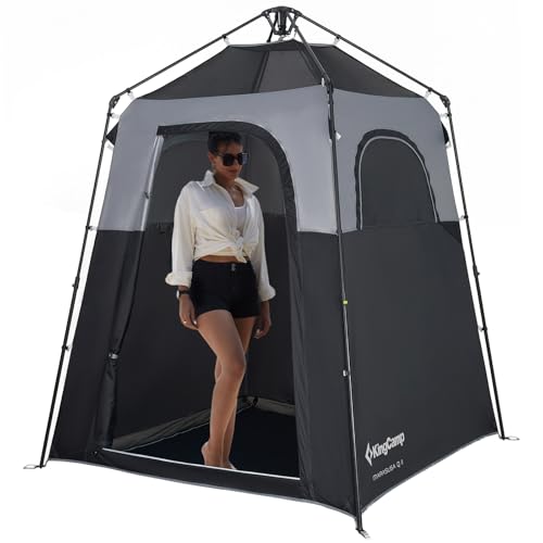 KingCamp ���ւ��e���g �����^�b�` ��^�P�� ���p�g�C�� �ȈՃV�����[���[�� �ȈՃg�C�� �X�ߎ� �r�[�`�e���g �v���C�x�[�g�e���g �h�� �ݒu�ȒP �����^�ѕ֗� ���[�ܕt��